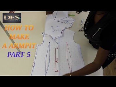 Learn How to Make an Armhole Pattern Part 5