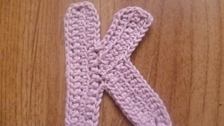 Make a Crochet Alphabet Letter K - DIY Crafts - Guidecentral
