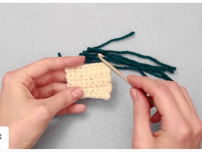 Needlework Finishing Technique: Embellishing Crochet Amigurumi Toys with Latch Hooking