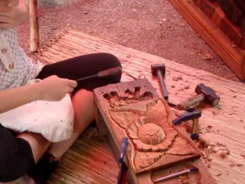 Wood carving
