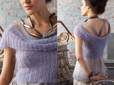#10 Cropped Top, Vogue Knitting Holiday 2010