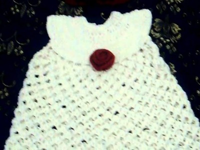 Crochet Baby Dress Solomon's Knot - Art of crochet by Zohra