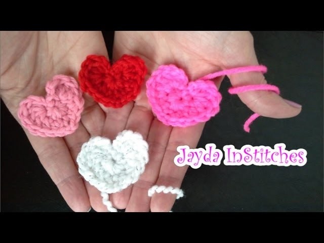 Crochet Mini Heart - Tutorial