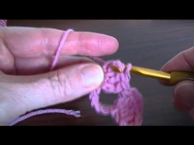 Crochet the Asymmetrical shell stitch