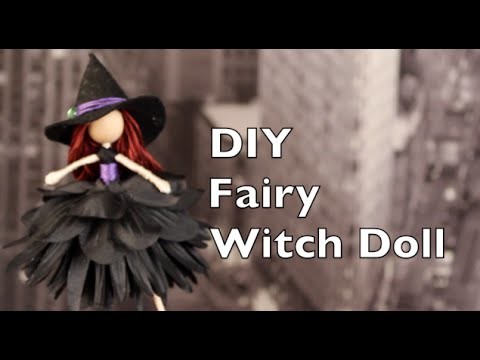 DIY Halloween Decorations | Witch Fairy Doll Tutorial