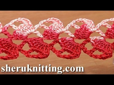 How to Crochet Lace Ribbon Stripe Tutorial 18 Crochet Tape