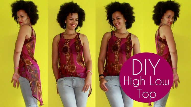 How To Make a High Low Top | Sewing For Beginners