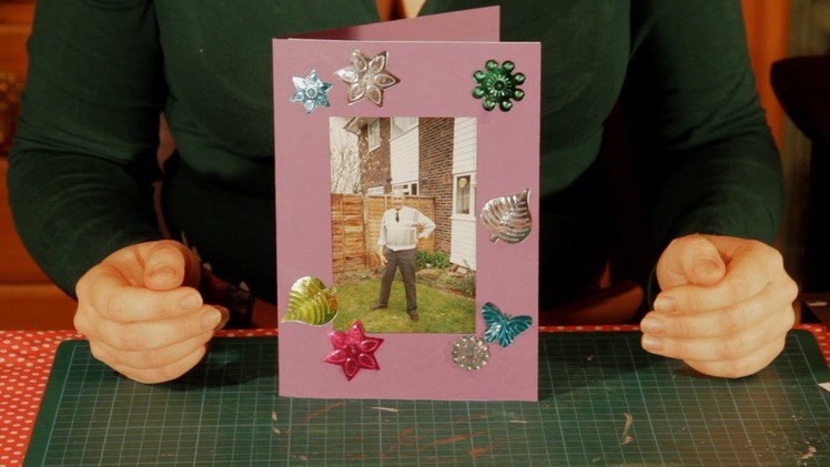 How to make a Photo Frame Christmas Card - *Extra Easy simple* Cardmaking Craft Project