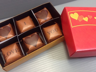 Origami Valentine's Day Chocolate Box - Print at Home