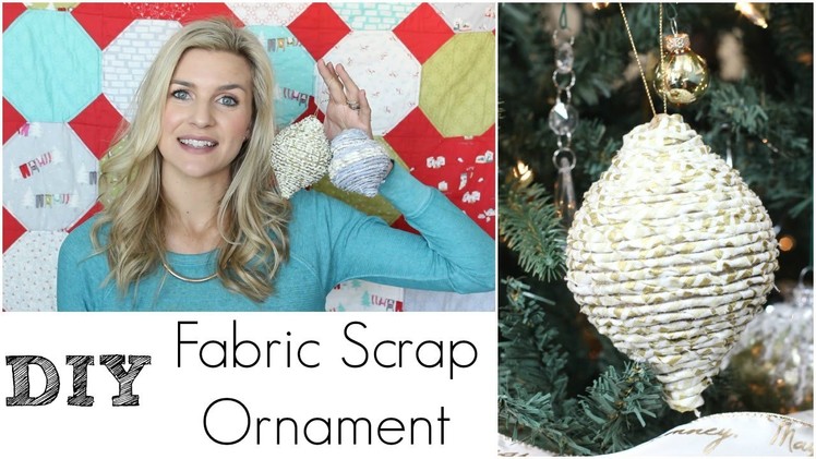 DIY Fabric Scrap Ornament