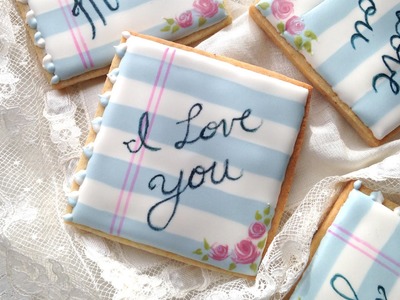How To Decorate Love Note Cookies For Valentine's Day!