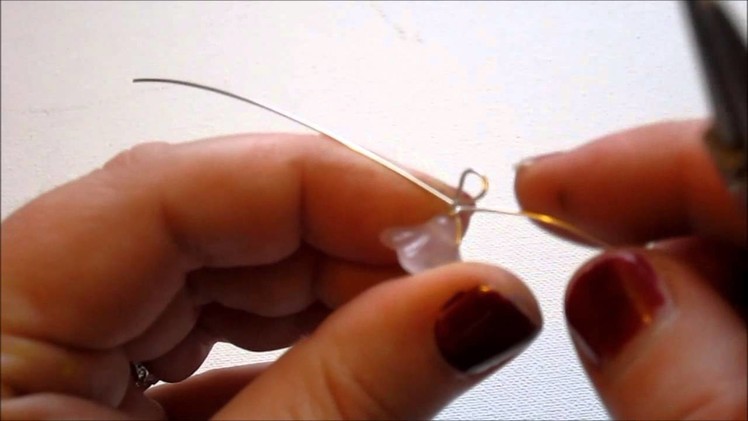 How to Wire Wrap Side Drilled  Beads