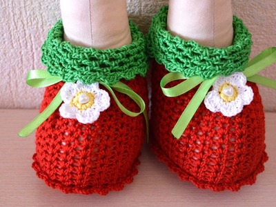 Make Adorable Crochet Doll Booties - DIY Crafts - Guidecentral