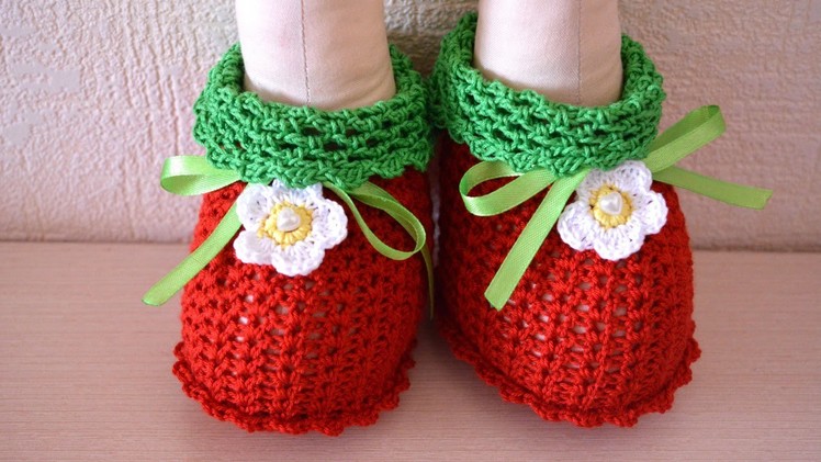 Make Adorable Crochet Doll Booties - DIY Crafts - Guidecentral