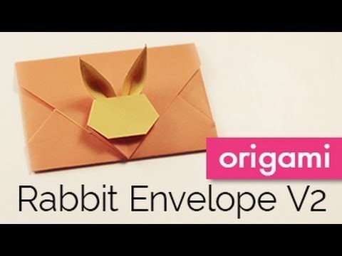 Origami Bunny Rabbit Envelope V2
