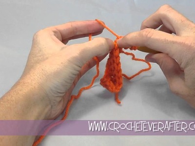Treble Crochet Tutorial #2: TR into the First Stitch of the Row