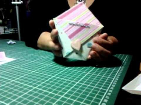 Video tutorial " Bustina origami"