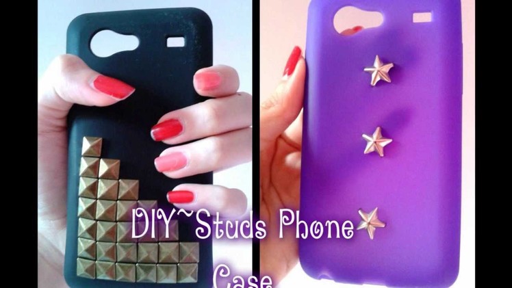 ❤ DIY ~ Studded Phone Case ❤