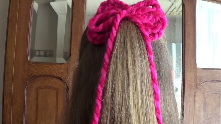 Easy Crochet Hairbow -  How To