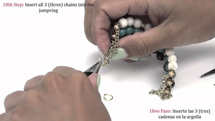 How to make a Multi Strand Memory Wire Bracelet