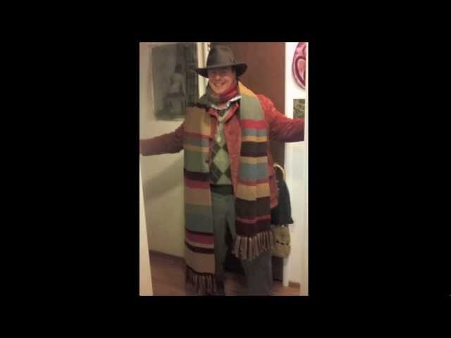 Making of the fourth Doctor Who scarf
