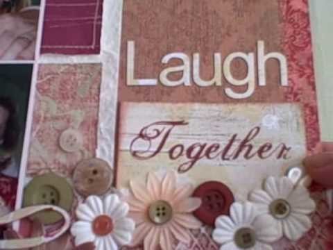 Scrapbooking Page Video Tour "Laugh Together" by Sunday