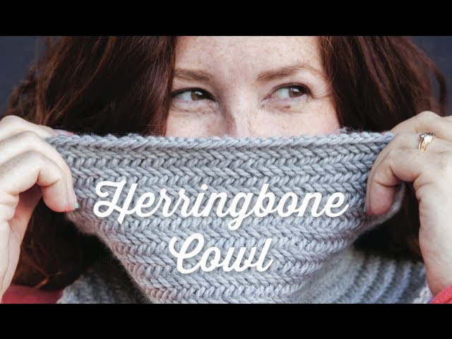 1 Hour Project: Herringbone Cowl