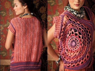 #30 Circle Top, Vogue Knitting Crochet 2012