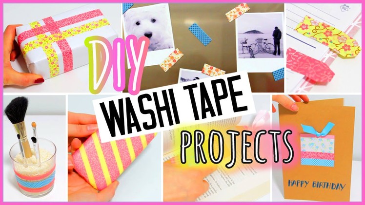 7 DIY washi tape projects you need to try! EASY