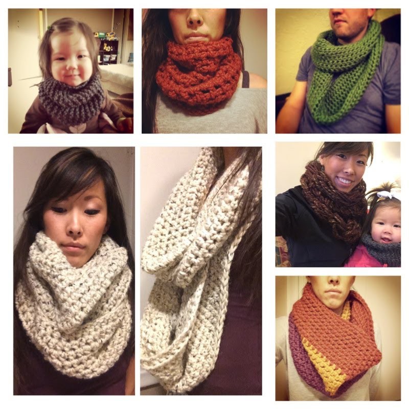 A VERY in depth "How to crochet a chunky Infinity Scarf and.or Cowl" | Babybellykelli