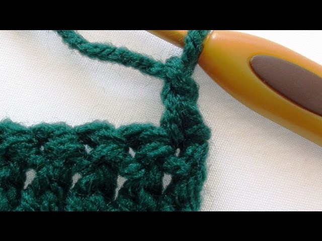 Alternative Double Crochet Turning Chain - Double Crochet Turning Chain