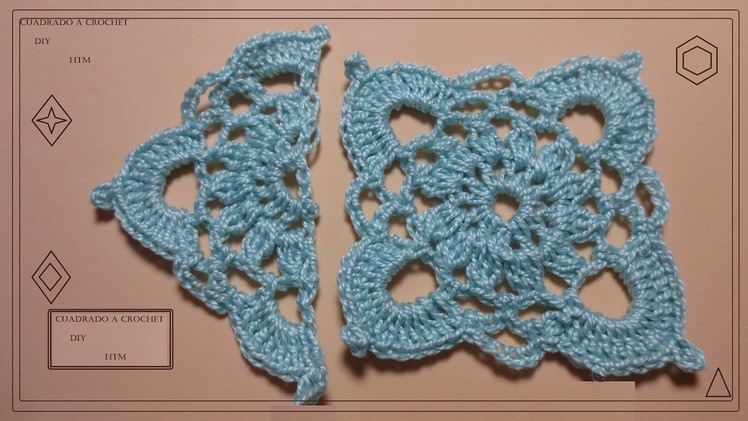 Applique geometrico Crochet