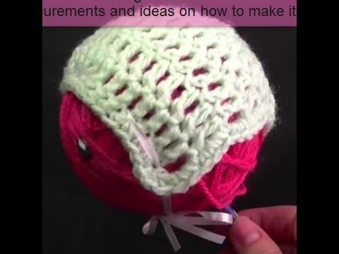 Baby Bonnet Crochet Tutorial
