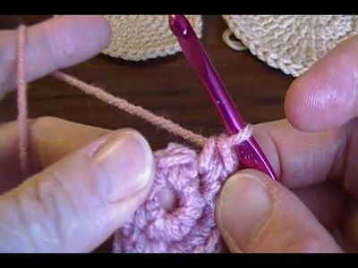 Back to Basics Crochet: Make a flat circle with single crochet.