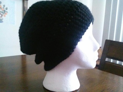 Basic Crown For Crochet Slouchy Hat. Beanie