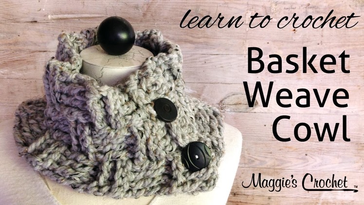 Basket Weave Cowl Free Crochet Pattern