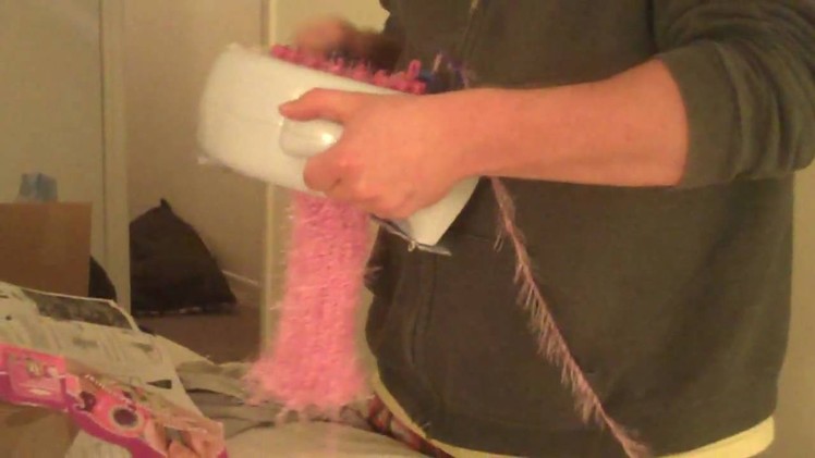 Ben Demonstrates the Singer Knitting Machine