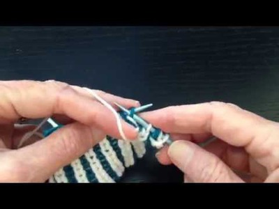 Brioche Stitch in Two Colors