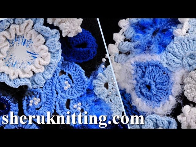 Build Up Freeform Crochet Projects How to Tutorial 1 Part 2 of 2 Freeform Crochet Art