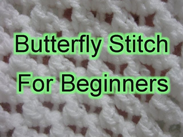 Butterfly Stitch Increase and Decrease - Slow Motion Crochet