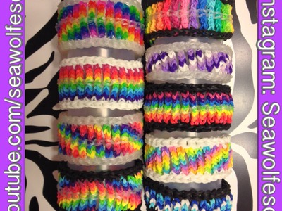 Cable Knit Bracelet on Rainbow Loom