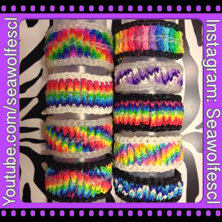Cable Knit Bracelet on Rainbow Loom