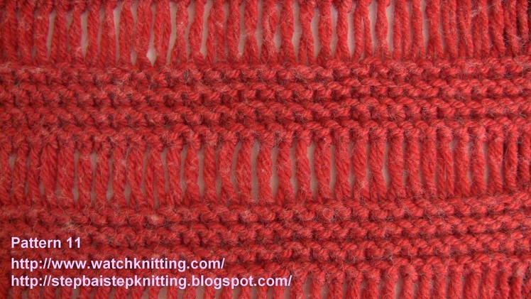 (Cage) - Simple Knitting Patterns - Free Knitting Tutorials - Watch Knitting - pattern 11