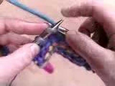 Cat Bordhi - How to tighten up your purl stitches