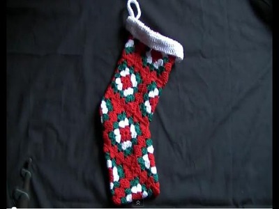 Christmas Stocking Crochet Mini Tutorial