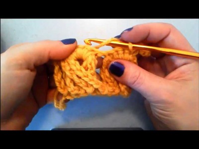 Cours crochet: Le point broomstick (variante)
