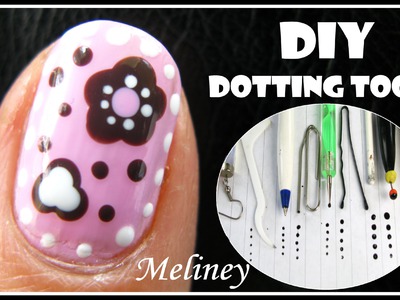 CRAFT FLOWER NAIL ART TUTORIAL | DIY DOTTING TOOL CANDY DESIGN EASY SIMPLE HOW TO SHORT NAILS