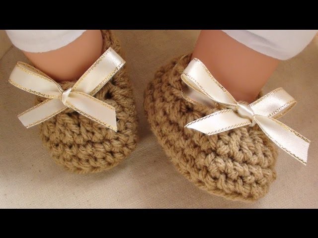 Craft Show Crochet Baby Booties - 3 to 6 mths old