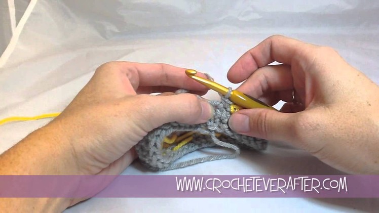 Creating a Single Crochet Invisible Straight Seam In The Round Tutorial