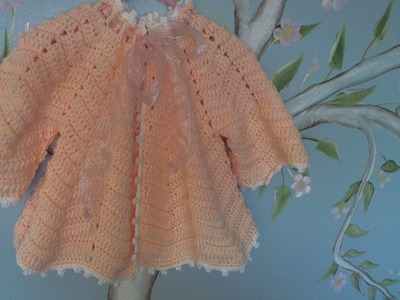 Crochet baby ripple sweater - video two